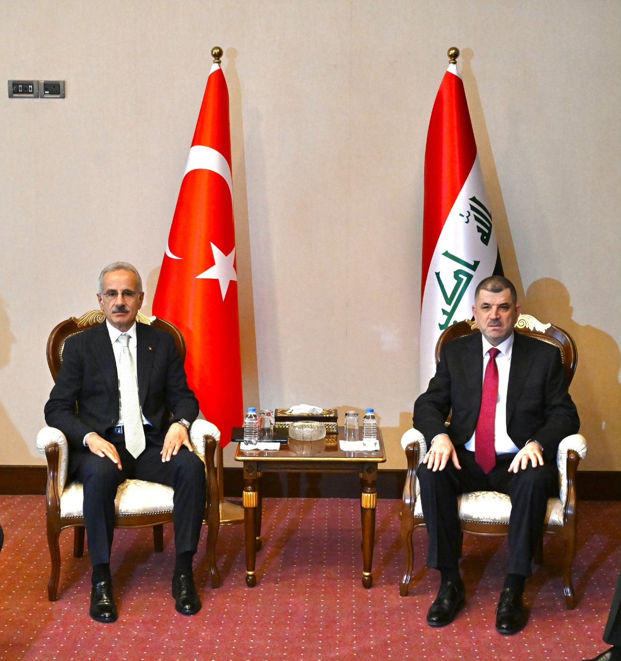 Bakan Uraloğlu ve Irak Ulaştırma Bakanı  Vehb Selman el-Hasenî
