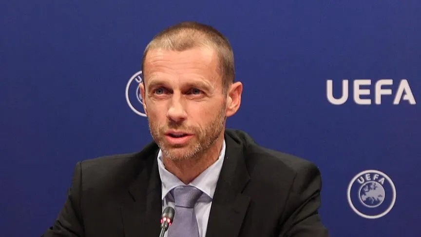 Avrupa futbolunun patronu UEFA'nın Başkanı Aleksander Ceferin