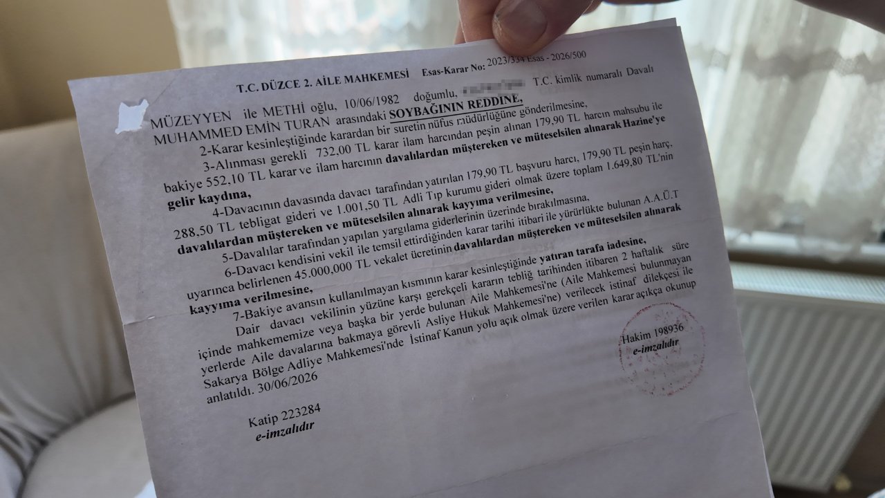 Hayatının şokunu yaşadı! Nüfusuna kayıtlı çocuk hayatını altüst etti!  DNA gerçeği ortaya çıkardı ama faturası ona kesildi