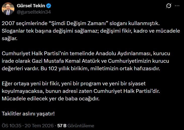 Özel'in 'vedasına' Kılıçdaroğlu cephesinden ilk yorum: Bazı ayrılıklar yük hafifletir