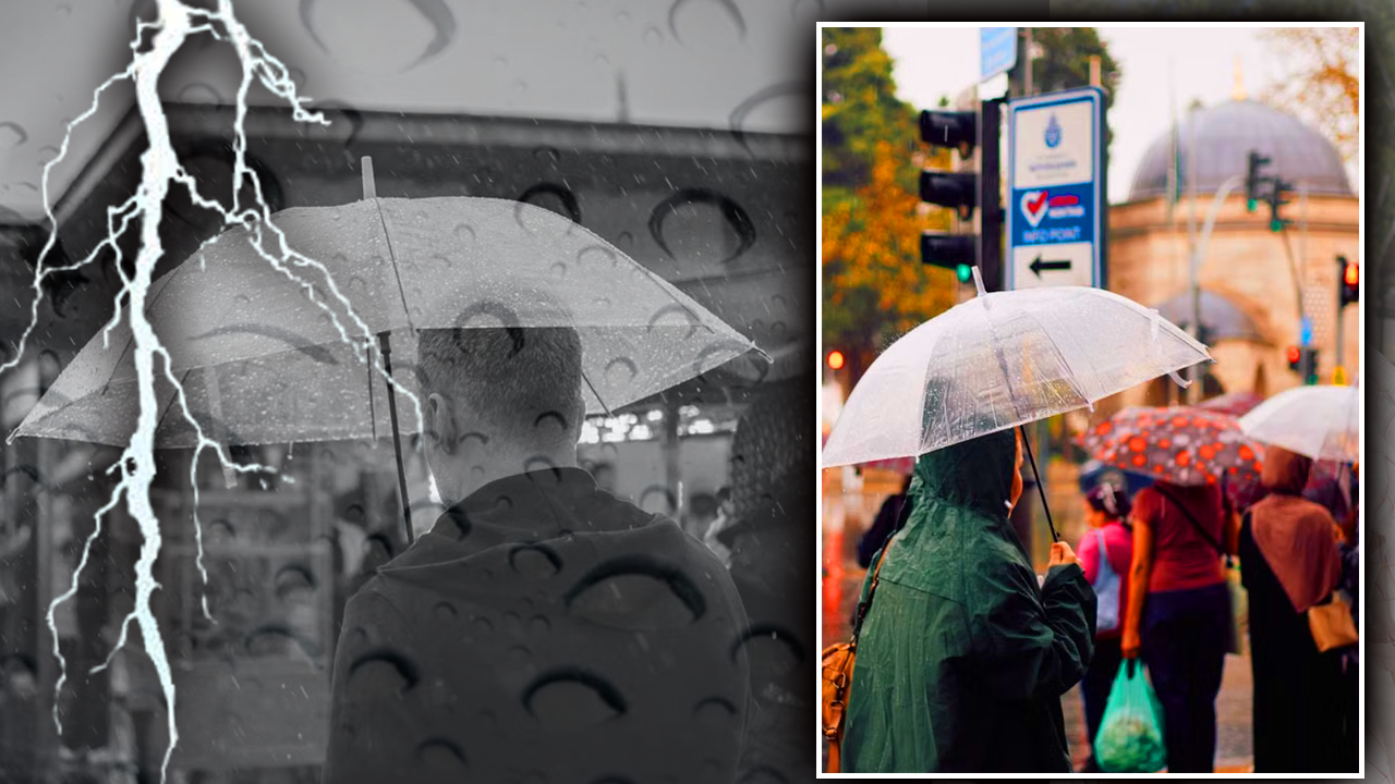 AKOM ve Meteoroloji’den peş peşe uyarı! Harita kırmızıya döndü, sıcaklık 10 derece birden düşecek: Sağanak gitmeden geri döndü 
