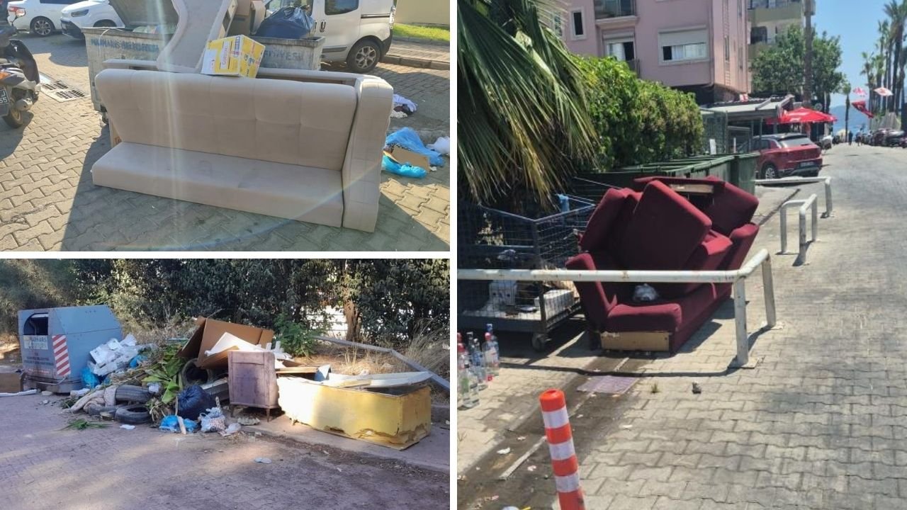 Marmaris'i çöplüğe çevirdiler! Belediye'den açıklama var
