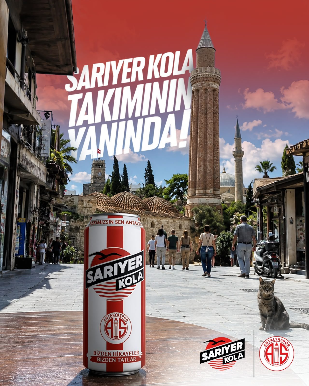Sarıyer Kola, Antalyaspor’un resmî içecek sponsoru oldu