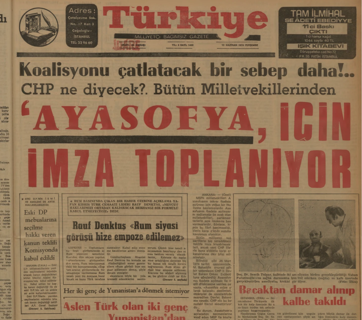 13 HAZİRAN 1974