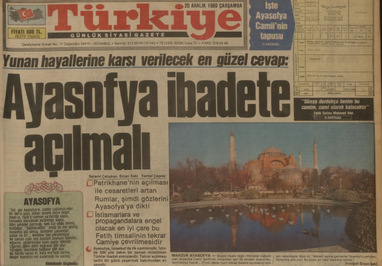20 ARALIK 1989