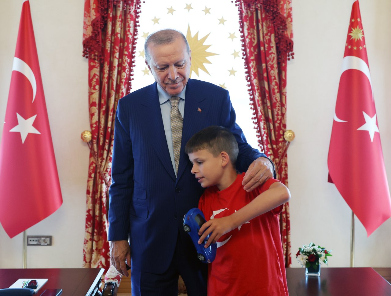 Hoşgörü elçisi Dolmabahçede! Cumhurbaşkanı Erdoğan, Joshua Harrisi kabul etti