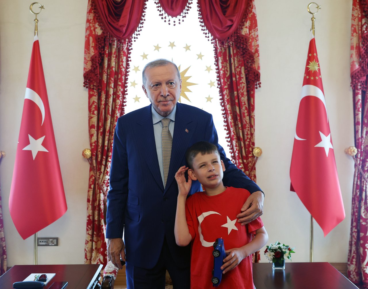 Hoşgörü elçisi Dolmabahçede! Cumhurbaşkanı Erdoğan, Joshua Harrisi kabul etti