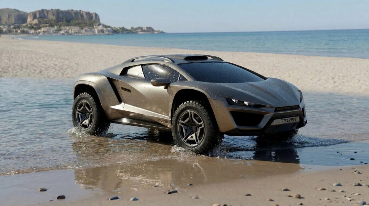 Lamborghini Huracan çöl canavarına dönüştü: Rezvani Dune'dan sadece 7 adet üretilecek