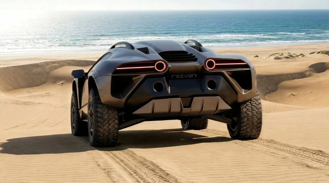 Lamborghini Huracan çöl canavarına dönüştü: Rezvani Dune'dan sadece 7 adet üretilecek