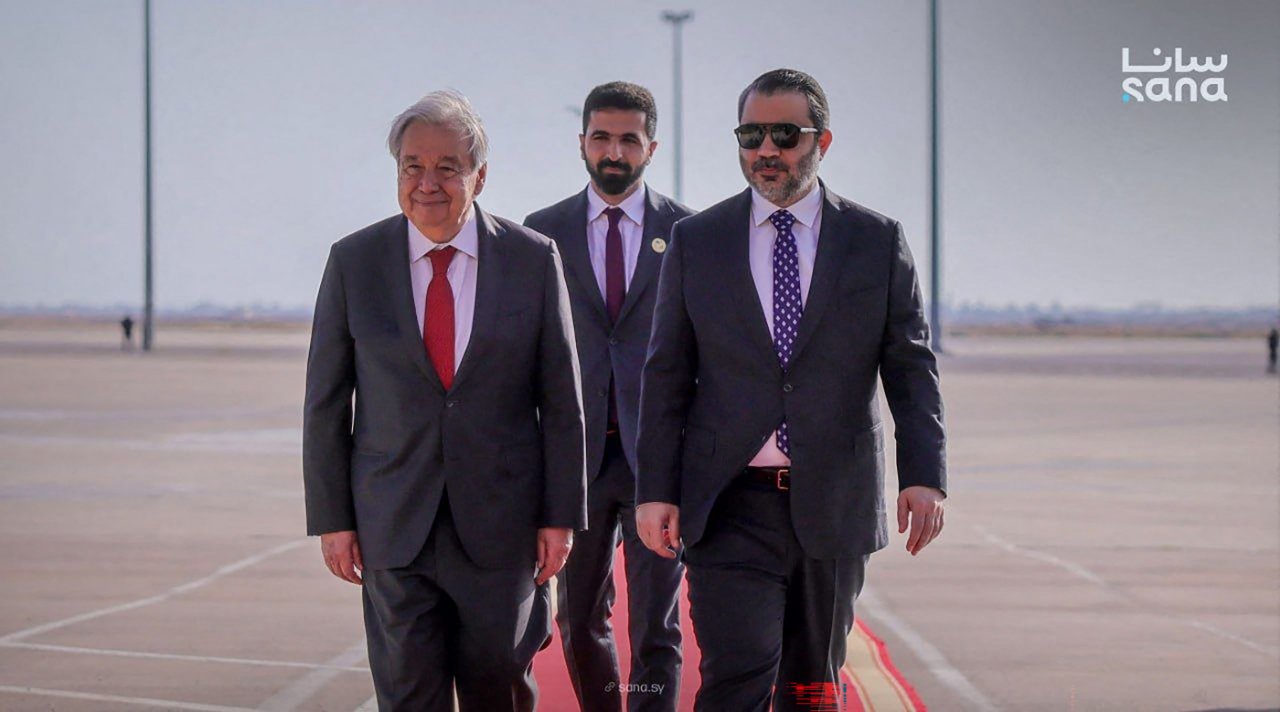 Şam’da 17 yıl sonra bir ilk! BM Genel Sekreteri Guterres’den tarihi ziyaret