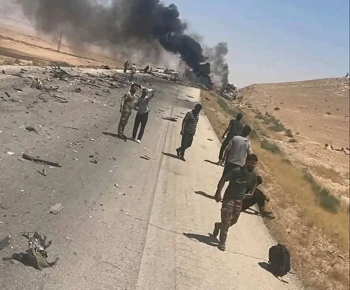 Suriyede feci otobüs kazası: 35 ölü, 30 yaralı var