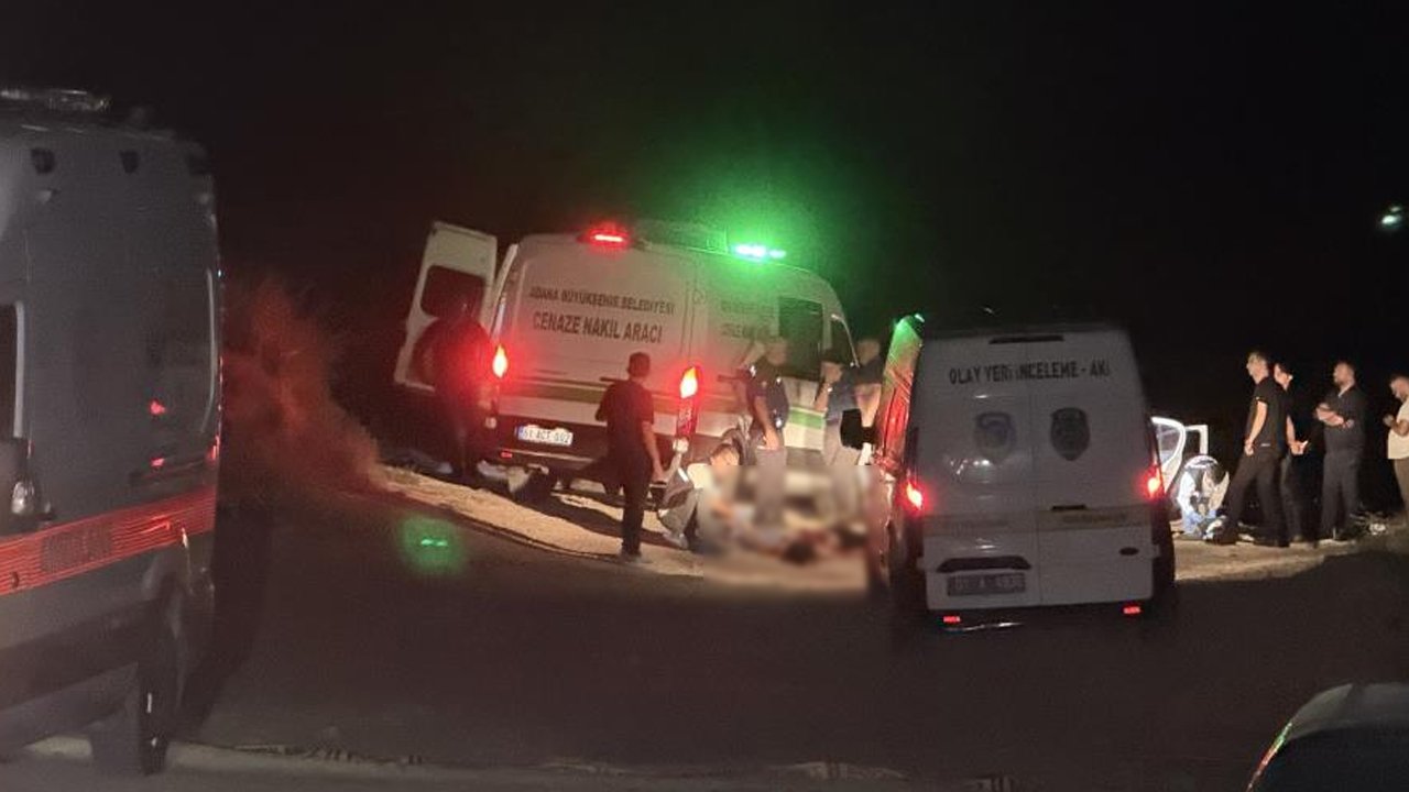 Adana'da gece yarısı dehşet! Silahlı saldırıda biri kadın 3 kişi hayatını kaybetti