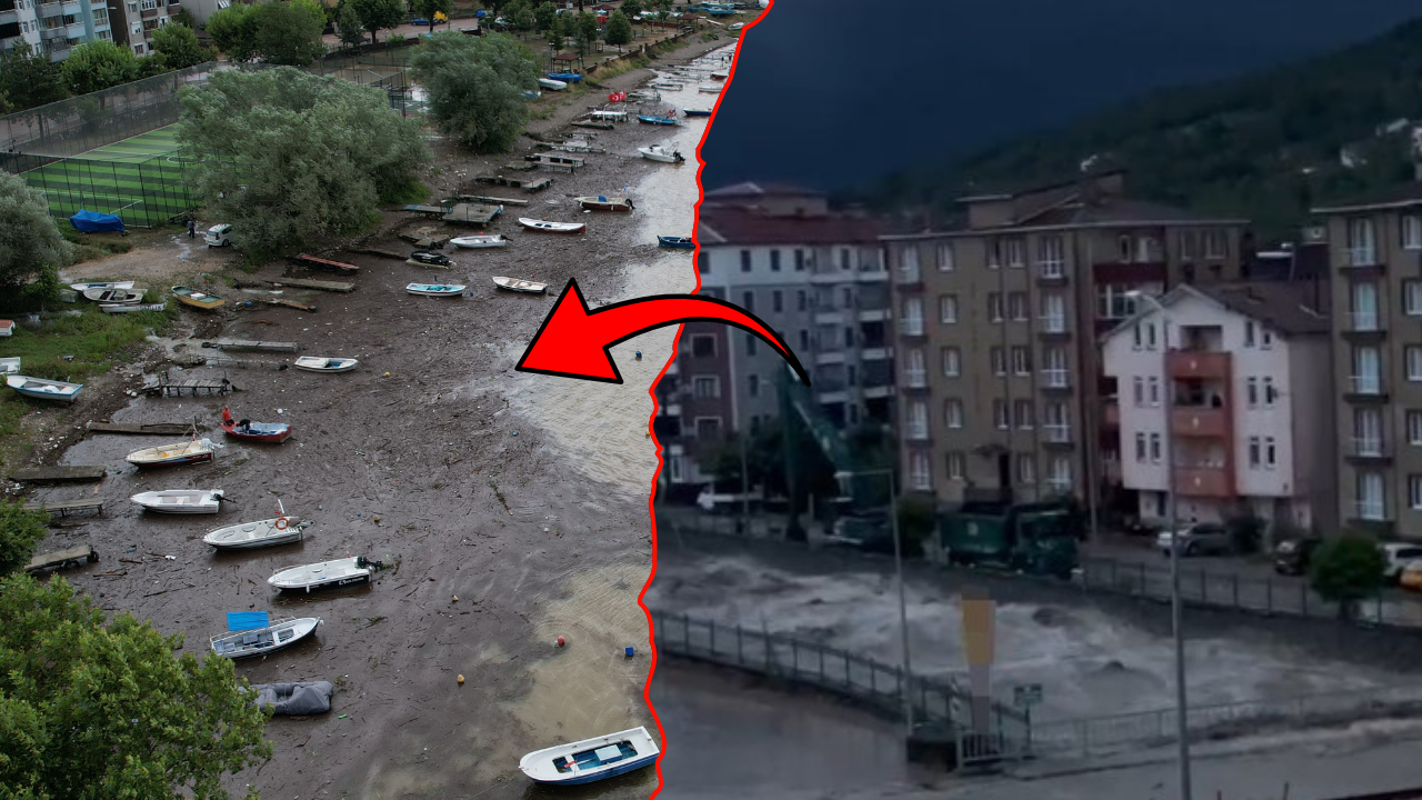 KARADENİZ'İ SEL VURDU