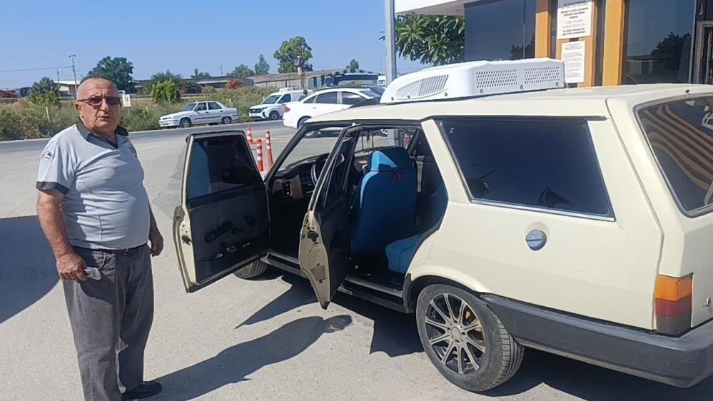 Sıcaklara dayanamadı! 1988 model aracına yaptırdığını gören bir daha bakıyor