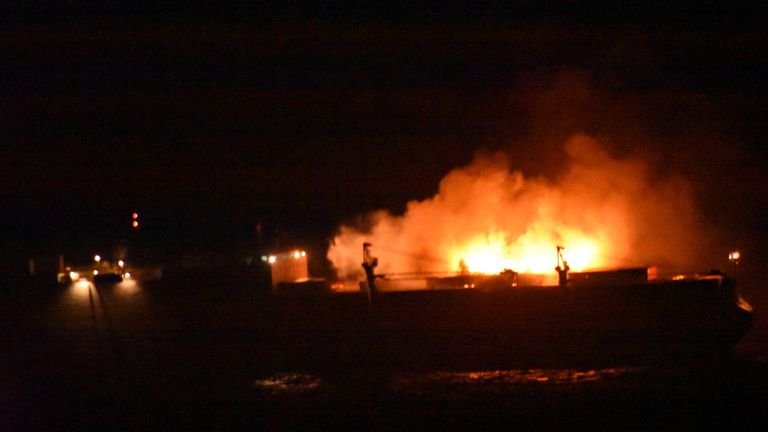 Ukrayna'dan İran'a saldırı! Hazar'da ticari gemi vuruldu