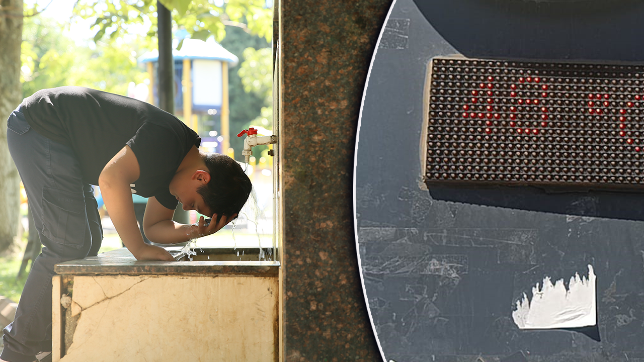 Termometreler 48 derece! Sıcaklık yükseldikçe yükseldi: Şanlıurfa’da vatandaş kendini parklara attı 