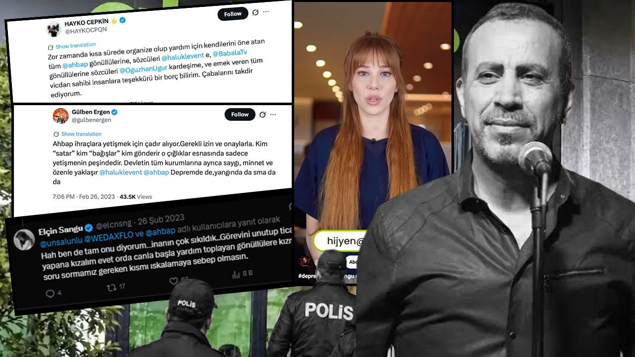 AHBAP'ı böyle savunmuşlardı! Ünlü isimlerin deprem dönemi sosyal medya paylaşımları ortaya çıktı