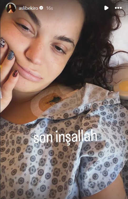 Hastane odasından paylaştı! Aslı Bekiroğlu 8. kez ameliyat oluyor