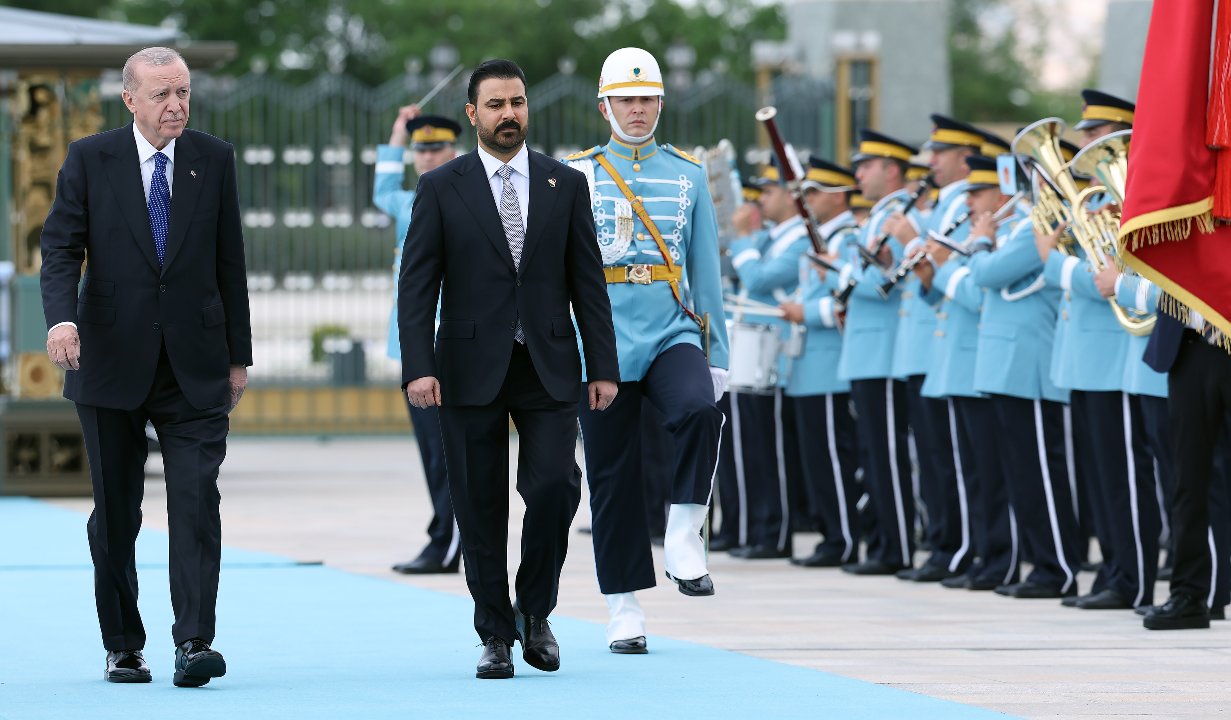 Irak Başbakanı Ali Zeydi Ankara'da! Cumhurbaşkanı Erdoğan ile bir araya geldi