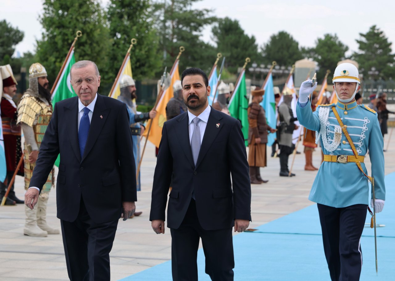 Irak Başbakanı Ali Zeydi Ankarada! Cumhurbaşkanı Erdoğan ile bir araya geldi