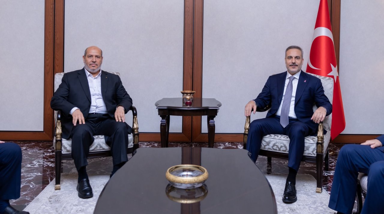 Hamas lideri Halil el-Hayye Türkiye'de! Bakan Fidan ile görüştü 