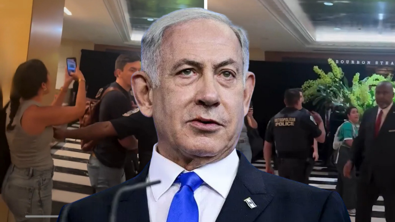 Protestoculardan Netanyahu'nun kaldığı otele baskın: Saklanamazsın