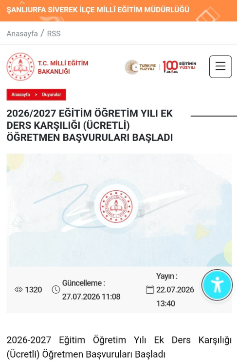 Ücretli öğretmenlik alımı başvuruları başladı! İl il ücretli öğretmenlik başvuru takvimi