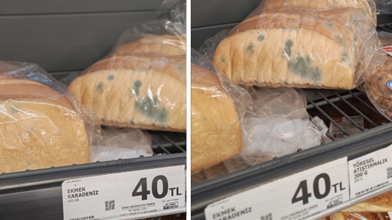 Ünlü zincir markette mide bulandıran görüntü!