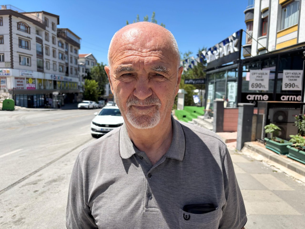 Darp edilen 72 yaşındaki Nurettin Erçayan