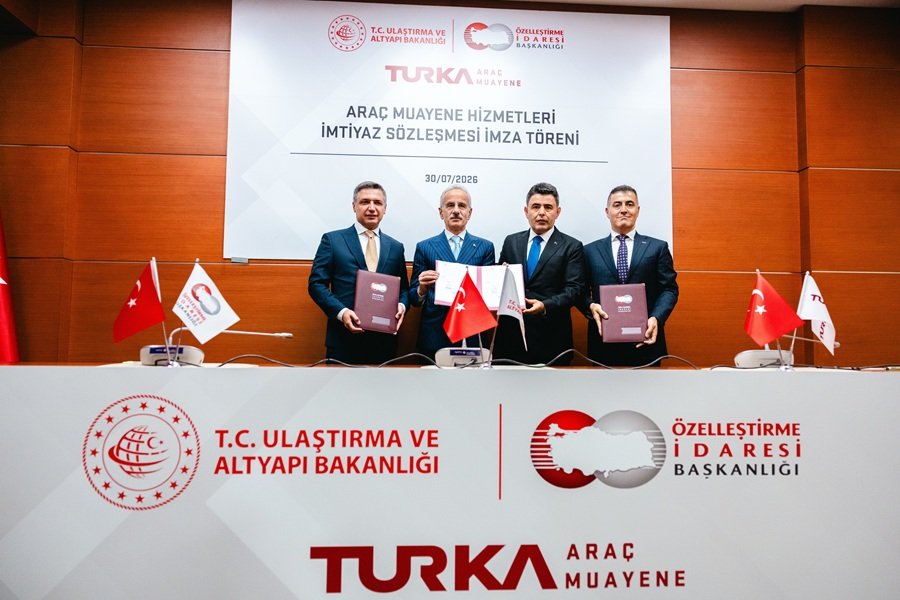 Araç muayenesinde TURKA ile yeni dönem: 2027-2047 imtiyaz hakkı sözleşmesi imzalandı