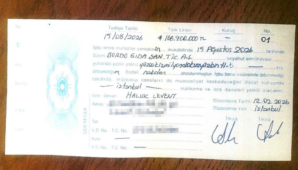 Milyonluk gayrimenkul oyunu! Haluk Levent imzalı milyonluk senetler ilk kez ortaya çıktı: İşte Başaran-Levent arasındaki ödeme planı