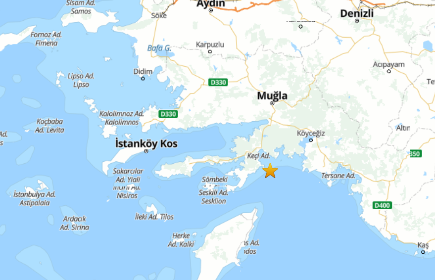 Muğla'da korkutan deprem! AFAD duyurdu