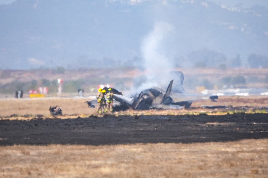 ABDnin savaş uçağı F-35B düştü! Pilot uçaktan fırlayarak kurtuldu