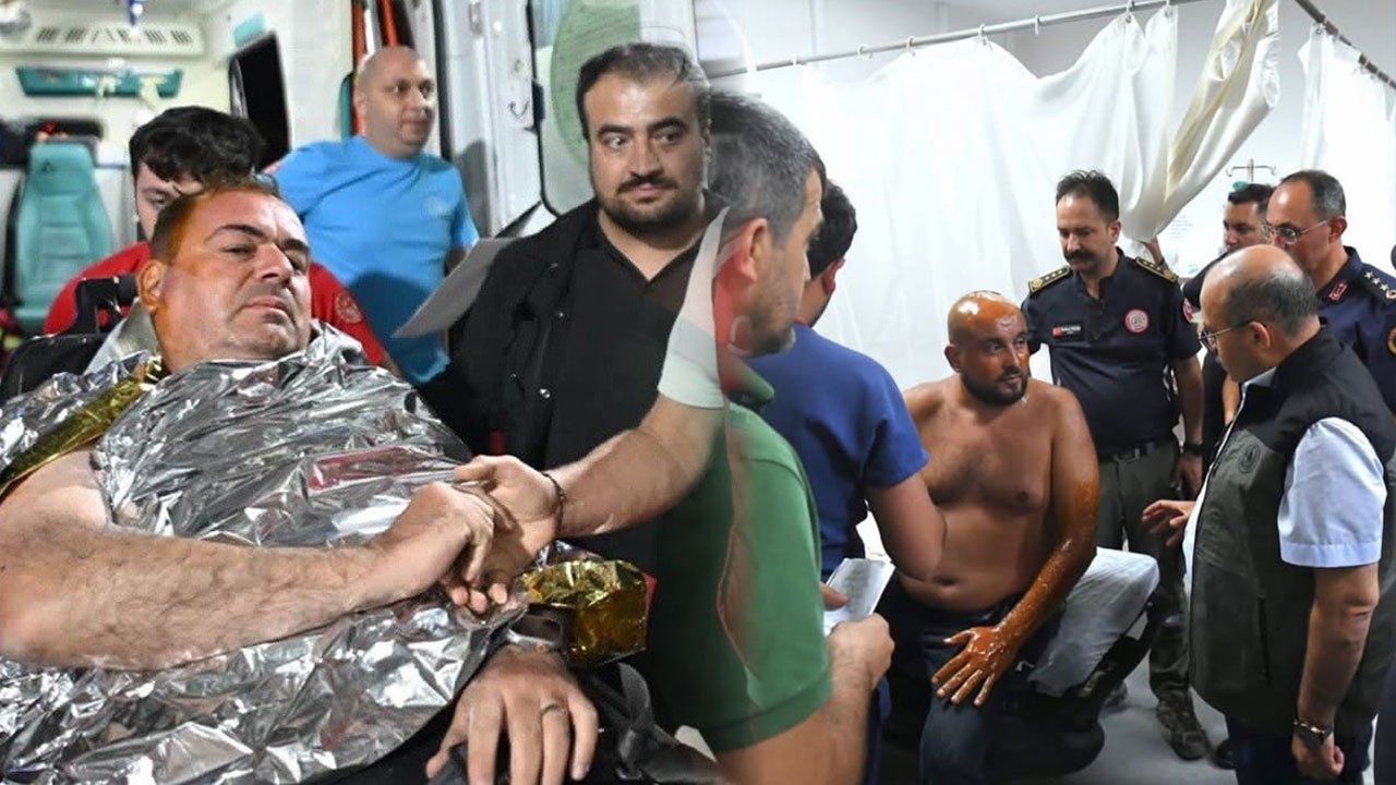 Ayağı kırılan itfaiye personelinin yardımına koştular! İHA muhabiri ve Balıkesir İtfaiye Daire Başkanı alevlerin arasında kaldı 
