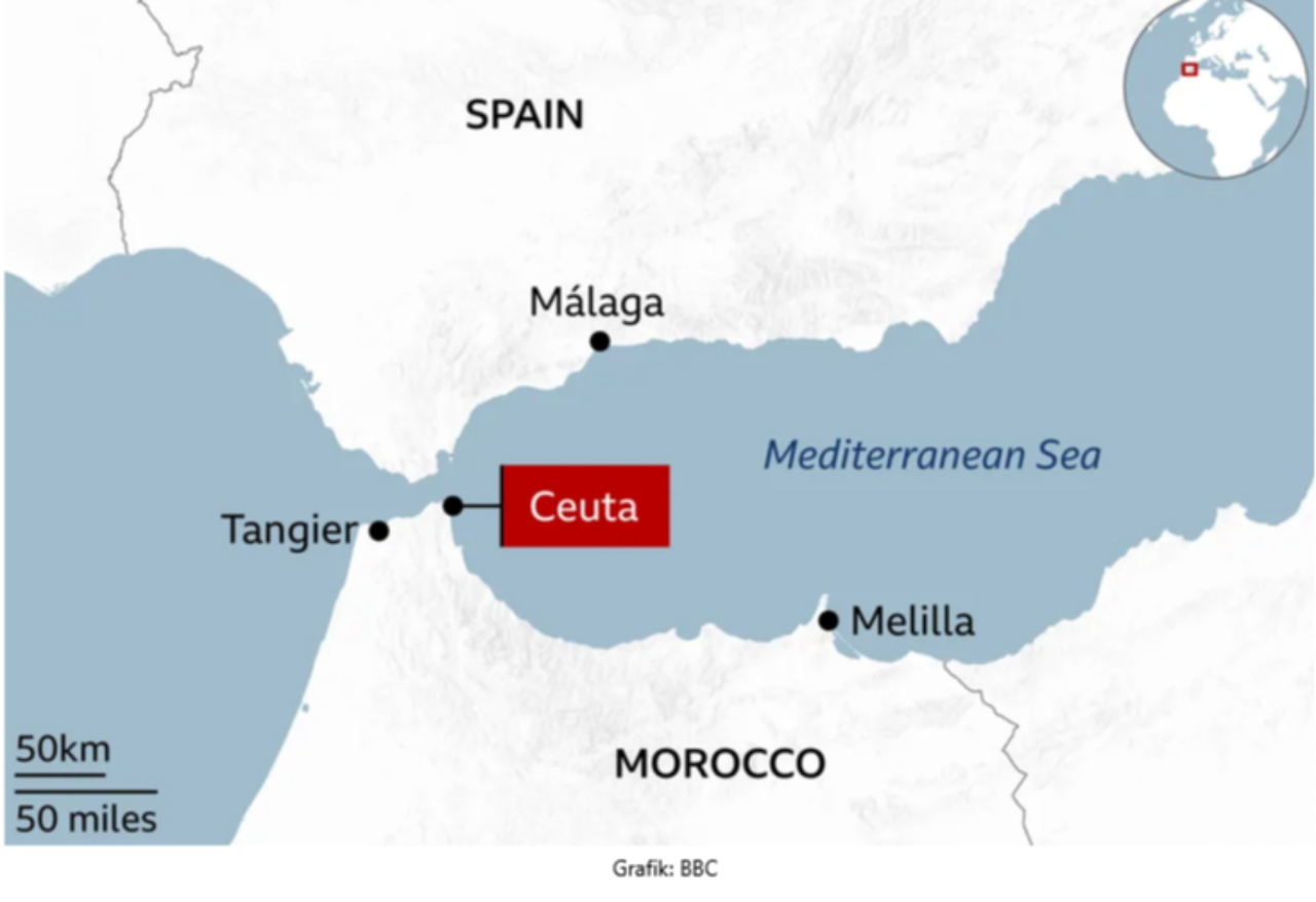 Ceuta sınırında Fas şantajı: İtalya, İspanya ile Schengen’i askıya almaya hazırlanıyor!