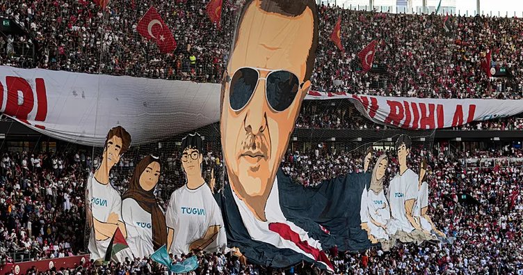 Cumhurbaşkanı Erdoğan'a özel koreografi: Detaylar dikkat çekti