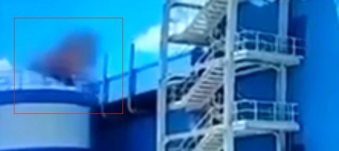 Kırklareli'ndeki fabrika patlamasının görüntüleri ortaya çıktı! Savrulma anı kamerada