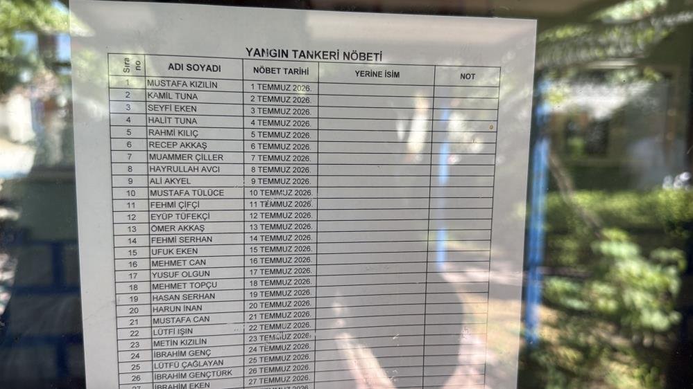 Köylülerin 52 kişilik nöbeti! Yangınlara karşı 7 gün 24 saat teyakkuz halindeler