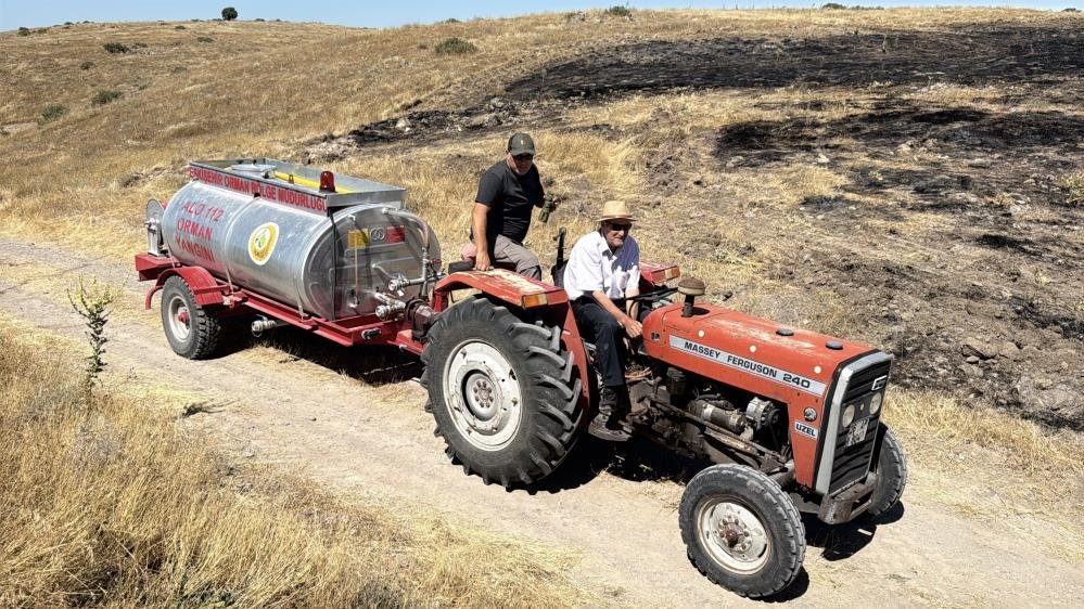 Köylülerin 52 kişilik nöbeti! Yangınlara karşı 7 gün 24 saat teyakkuz halindeler