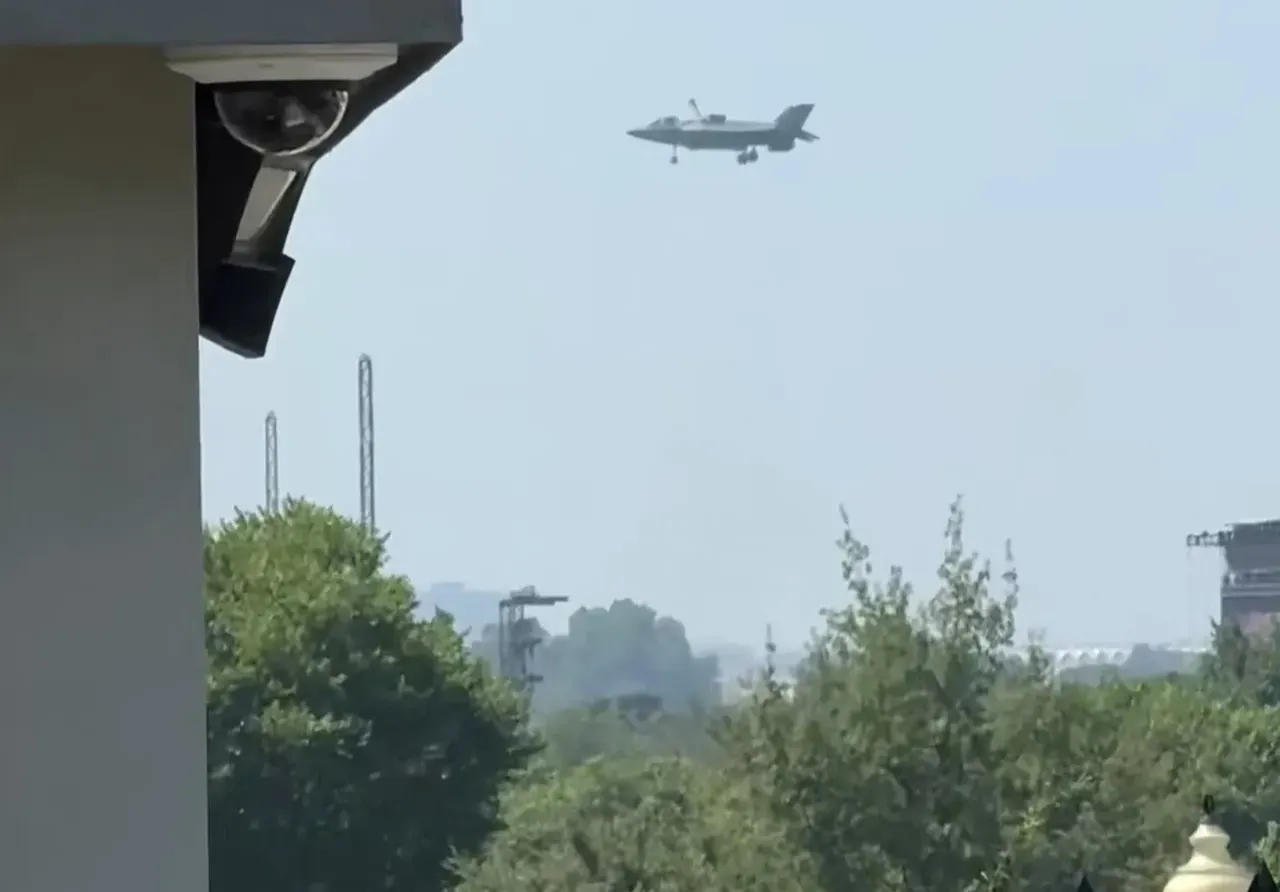 Beyaz Saray yakınlarında gizemli bekleyiş! F-35 dakikalarca havada asılı kaldı