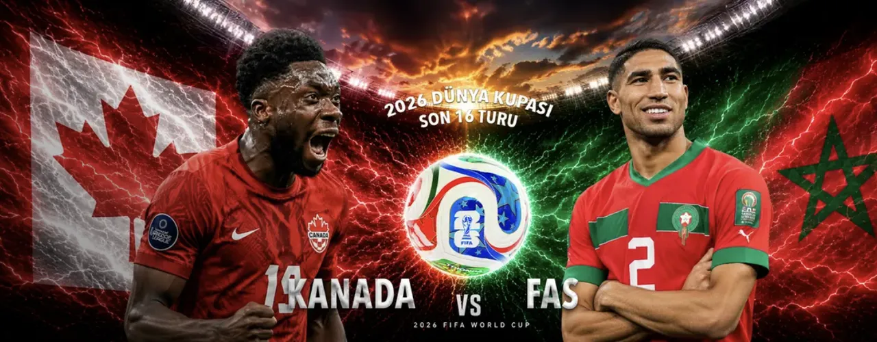 Kanada-Fas maçı ne zaman, saat kaçta hangi kanalda? FIFA 2026 Dünya Kupası son 16 turu