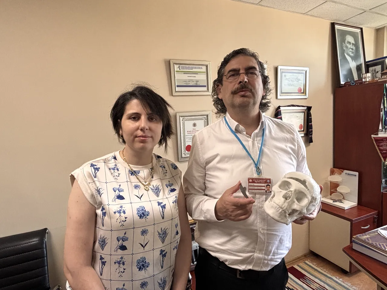 Zorlu ameliyatın ardından alnı çöktü! Özel uygulamayla eski haline kavuştu