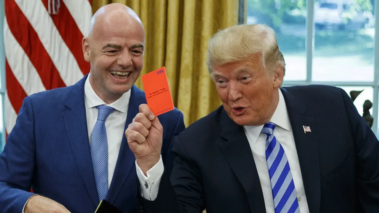 Donald Trump'tan FIFA'ya 'kırmızı kart' teşekkürü