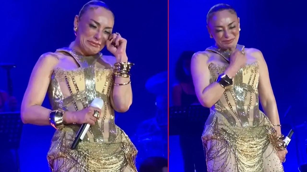 Konser bir anda hüzne büründü! Ziynet Sali dostunu anarken gözyaşlarını tutamadı 
