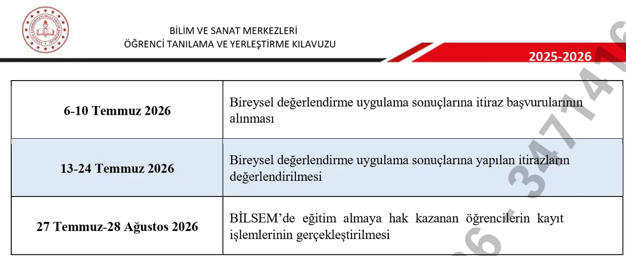BİLSEM 2026 kayıtları ne zaman? MEB BİLSEM kayıt takvimi