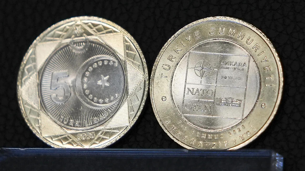 NATO anısına özel madeni 5 lira basıldı! Tedavülde kullanılacak