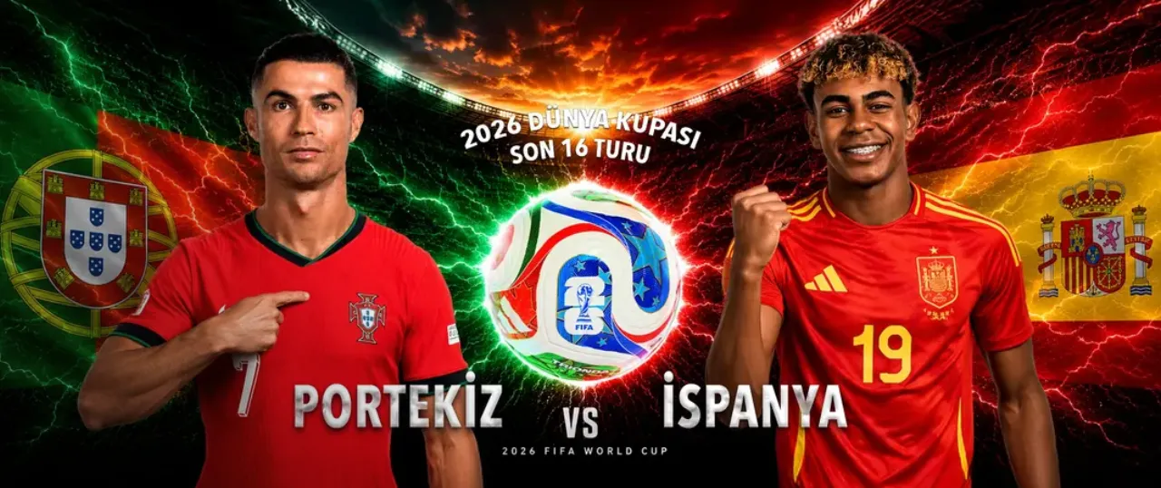 Portekiz İspanya maçı ne zaman, saat kaçta, hangi kanalda? 2026 FIFA Dünya Kupası Son 16 Maçı 