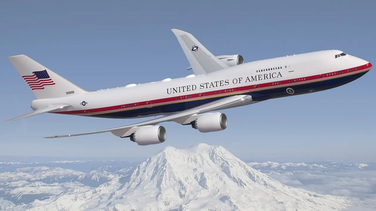 ABD Başkanlık uçağı Boeing VC-25B Bridge.