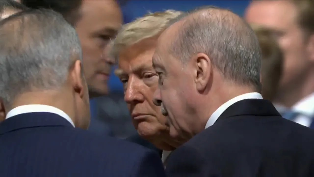 Oturum öncesi dikkat çeken diyalog! Erdoğan, Trump, Fidan ve Kalın'ın sohbeti merak uyandırdı