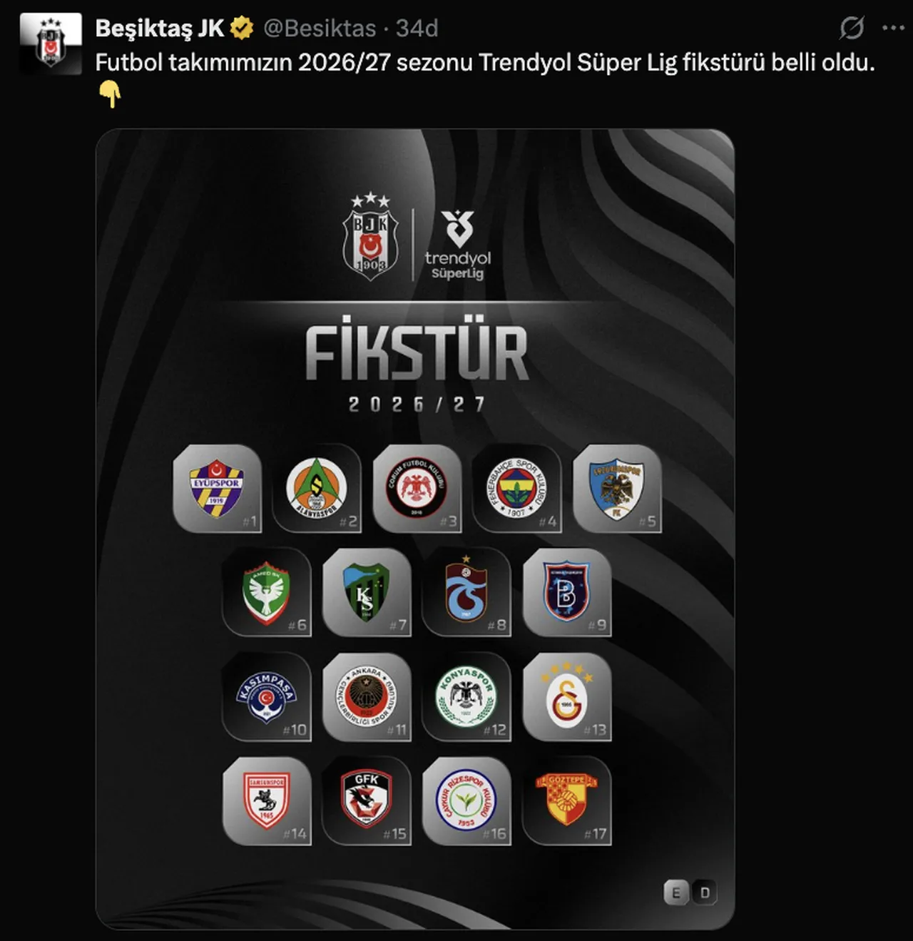 Fenerbahçe-Beşiktaş derbisi ne zaman, kaçıncı hafta oynanacak? FB-BJK ilk maç tarihi 2026